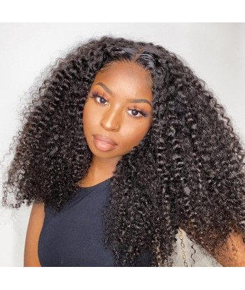 Front lace 13x4" Kinky Curly Brun Foncé Venez acheter