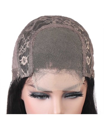 Bobo Wig Front Lace 4x4" Raide Brun Foncé prix pour 