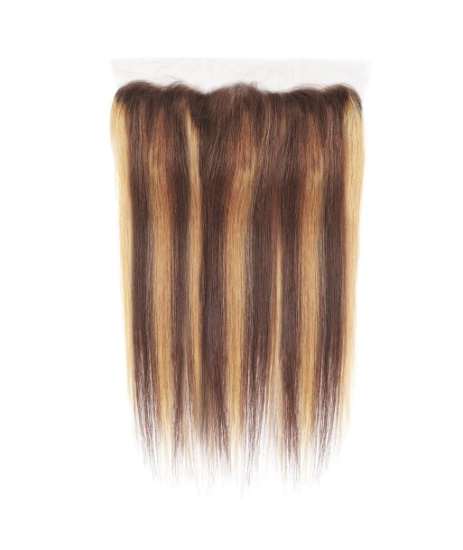 Lace Frontal Straight | Chatain Méché Blond | P4/27 13x4 du meilleur 