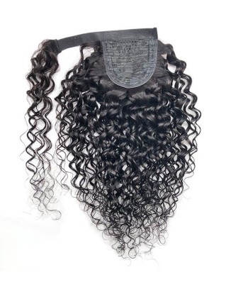 Queue de cheval Ponytail  Noir Ruban Magique Remy Hair Water Wave Toutes les collections ici