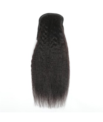 Queue de cheval Ponytail  Noir A Cordon Remy Hair Kinky Straight vente chaude votre 