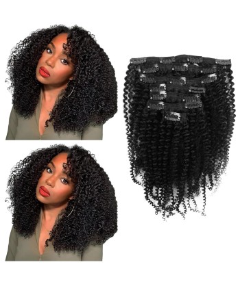 Kit Extensions à Clips Kinky Curly Noir 120 gr chez Cornerstreet bien 