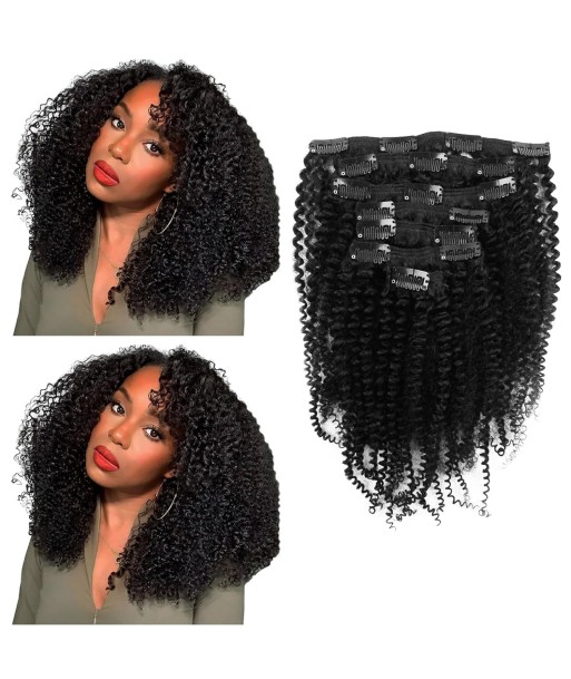 Kit Extensions à Clips Kinky Curly Noir 120 gr chez Cornerstreet bien 