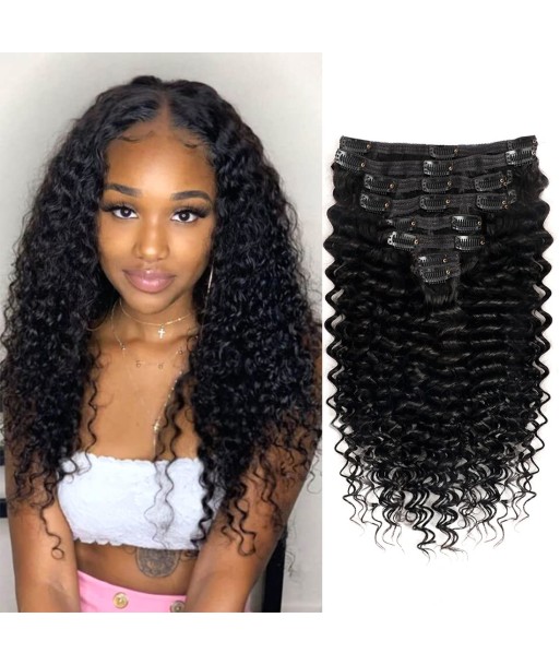 Kit Extensions à Clips Deep Wave Noir 120 gr destockage