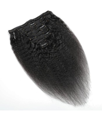 Kit Extensions à Clips Kinky Straight Noir 120 gr à prix réduit toute l'année