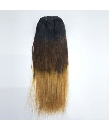 Kit Extensions à Clips Straight Ombre Brun Chocolat Blond 120 gr ouvre sa boutique