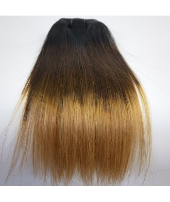 Kit Extensions à Clips Straight Ombre Brun Chocolat Blond 120 gr ouvre sa boutique