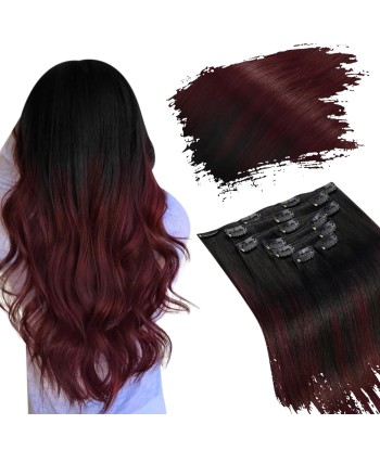 Kit Extensions à Clips Straight Ombre Brun Foncé 99J 120 gr suggérées chez