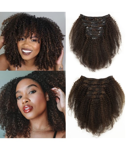 Kit Extensions à Clips Afro Curly Chocolat 120 gr, 4 paiement sécurisé