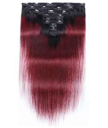 Kit Extensions à Clips Straight Ombre Brun Foncé 99J 120 gr suggérées chez