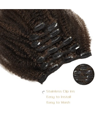 Kit Extensions à Clips Afro Curly Chocolat 120 gr, 4 paiement sécurisé