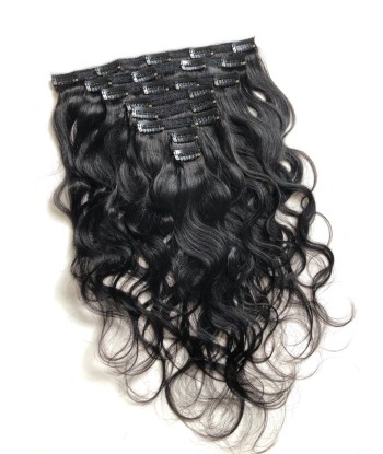 Kit Extensions à Clips Body Wave Noir 120 gr Le MVP de beaucoup