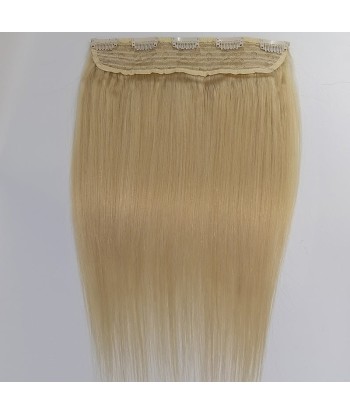 Extension à Clips Straight Blond Platine Mono Bande Maxi Volume Profitez des Offres !