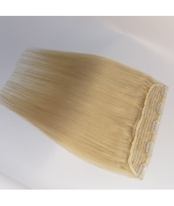 Extension à Clips Straight Blond Platine Mono Bande Maxi Volume Profitez des Offres !