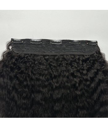 Extension à Clips Kinky Straight Noir Mono Bande Maxi Volume JUSQU'A -70%! 