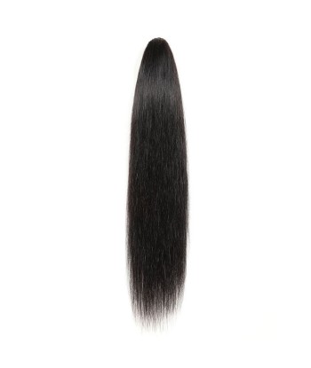 Cola de caballo de cola negra con alicates naturales Remy Cabello recto rembourrage situé sous