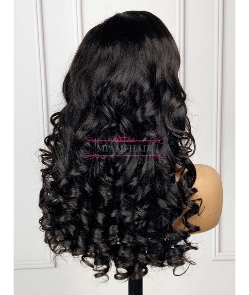 Perruque Lace Wig 13x4 Loose Body Wave - avec Effet Presque Double Drawn et Maximum de Volume en Cheveux Remy Les magasins à Paris