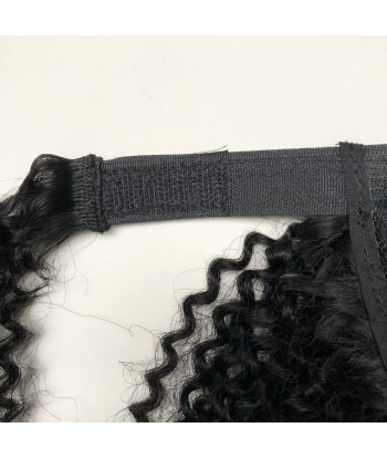 Horseshoe Ponytail Black Magic Ribbon Remy Hair Afro Curly votre restaurant rapide dans 