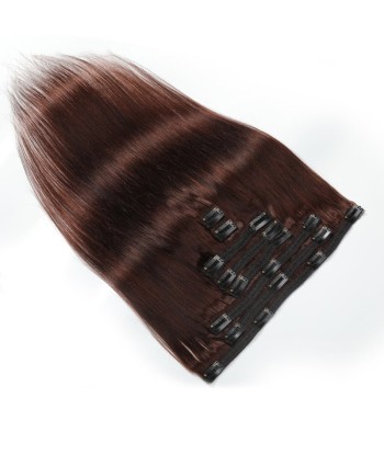 Kit de extensiones de clip de chocolate recto de 120 grados, 4 Comparez plus de prix