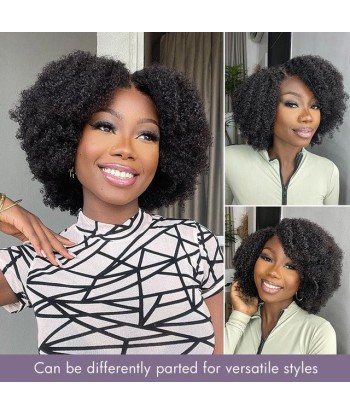 Simplicité Naturellle - Perruque Sans Colle Jerry Curl Naturelle et Volumineuse 5x5 et Bonnet Respirant - Prête à Porter Comment ça marche