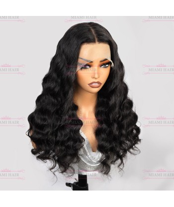 WIG 13x4 White Wave Loce Wigh - con effetto quasi doppio disegnato e volume massimo nei capelli Remy rembourrage situé sous