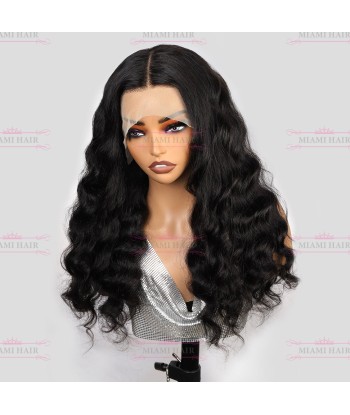 WIG 13x4 White Wave Loce Wigh - con effetto quasi doppio disegnato e volume massimo nei capelli Remy rembourrage situé sous