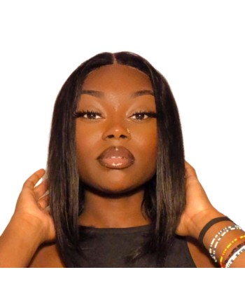 Bobo Wig T-Lace Straight Brun Foncé Livraison rapide