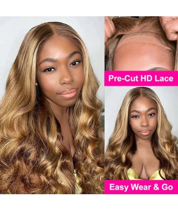 Prédécoupé Front lace 13x4" Body Wave P4/27 « prêt-à-porter » sélection de produits