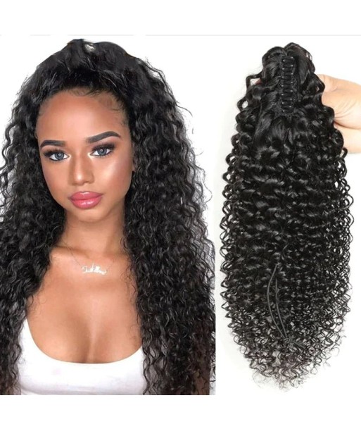 Queue de cheval Ponytail  Noir à Pince Naturel Remy Hair Kinky Curly Toutes les collections ici