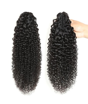 Queue de cheval Ponytail  Noir à Pince Naturel Remy Hair Kinky Curly Toutes les collections ici