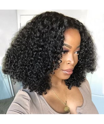 Perruque U-Part Kinky Curly Brun Foncé Comment ça marche