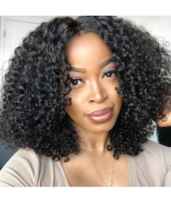 Perruque U-Part Kinky Curly Brun Foncé Comment ça marche