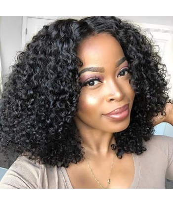 Perruque U-Part Kinky Curly Brun Foncé Comment ça marche