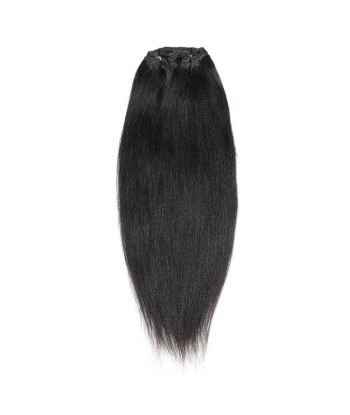 Extensiones de clip rectos de Yaki negro pas chere