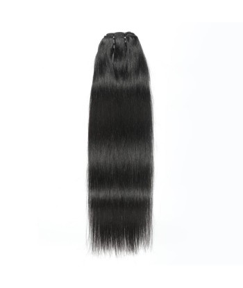 Extensiones de clip rectos negros 120 gr france