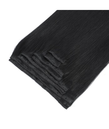 Extensiones de clip rectos negros 120 gr france