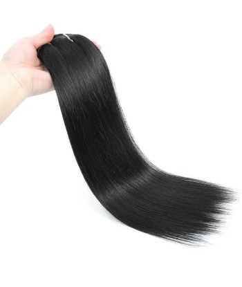 Extensiones de clip rectos negros 120 gr france