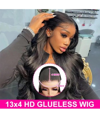 Voorgesneden voorkant 13x4 "Body Wave Dark Brown" Ready-to-Wear " Profitez des Offres !