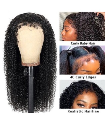 Voorkant 13x4 "Nieuwe stijl Limited 4C Kinky Curly sélection de produits