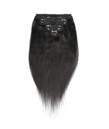 Zwarte yaki rechte clip extensions pas cheres