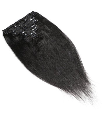 Zwarte yaki rechte clip extensions pas cheres