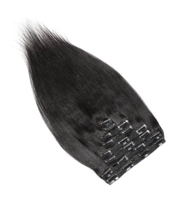 Zwarte yaki rechte clip extensions pas cheres