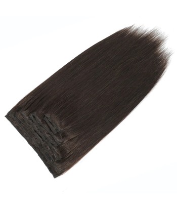 Rechte bruine clipextensies 120 gram commande en ligne