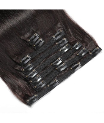 Rechte bruine clipextensies 120 gram commande en ligne