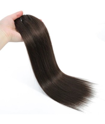 Rechte bruine clipextensies 120 gram commande en ligne