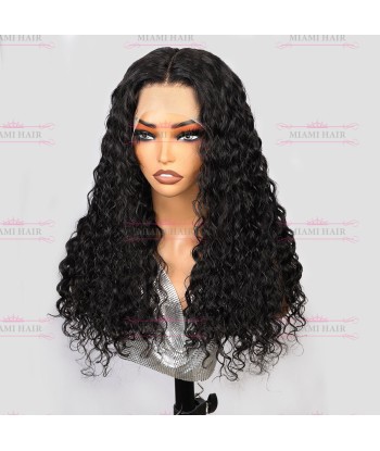 Wig 13x4 Water Wave Wig Wigh Wike - met bijna dubbel getrokken effect en maximaal Remy Hair Volume le des métaux précieux