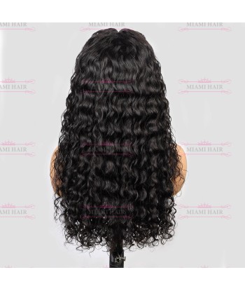 Wig 13x4 Water Wave Wig Wigh Wike - met bijna dubbel getrokken effect en maximaal Remy Hair Volume le des métaux précieux