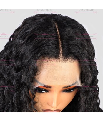 Wig 13x4 Water Wave Wig Wigh Wike - met bijna dubbel getrokken effect en maximaal Remy Hair Volume le des métaux précieux